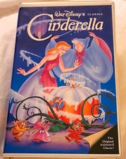 Walt Disney Cinderella The Classics Black Diamond VHS RARE 1950 EXCELLENT picture