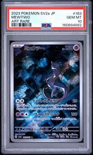 Pokémon TCG 2023 JP Mewtwo 183/165 SV2a PSA 10 Art Rare picture