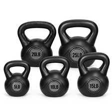 BalanceFrom Cement-Filled Kettlebell Exercise Weights, 5, 10, 15, 20 & 25 lb picture
