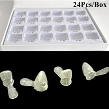 24Pc/Box Dental Kid Strip Teeth Crown Form-Pedo Child Crown Anterior Transparent picture