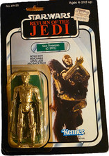 Vintage 1983 Kenner Star Wars ROTJ C-3PO Removable Limbs (77-Back-A Variant) picture