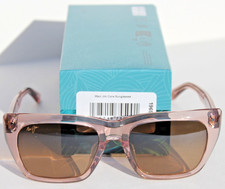 MAUI JIM Aloha Lane POLARIZED Sunglasses MJ893-09 Translucent Pink/Bronze HCL picture