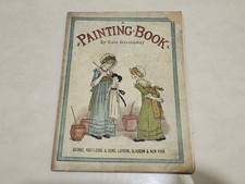 c1884  A Painting Book by Kate Greenaway - 1st edition Antique Book picture