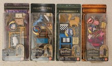 LOT 4 Harry Potter Dragon Alley Collectible Shops 25 Years Of Magic Complete Set picture