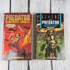 Aliens vs. Predator Hunters Planet & Predator Concrete Jungle Novelization Books picture