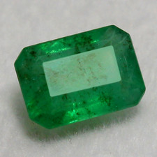GIE Certified 8 Ct Natural MUZO Colombian Green Emerald UNTREATED AAA+ Gemstone picture