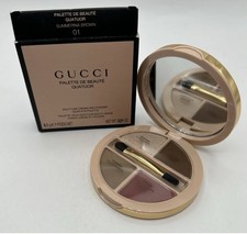 Gucci Palette De Beaute Quatuor Eye Eyeshadow Quad Summerina Brown 01 NEW W/BOX picture