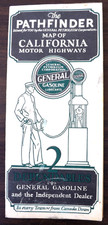 VINTAGE SCARCE 1926 GENERAL GASOLINE THE PATHFINDER CALIFORNIA ROAD MAP Ford picture