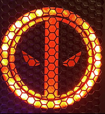 Stern Pinball Deadpool Interactive Speaker Light - Custom LED Diffuser Panels picture