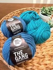 Wool and the Gang Cotton XL, Deep Sea Teal and Night Sky Blue picture