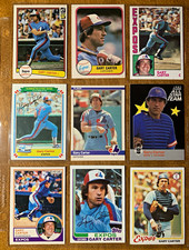 Lot of 37 Vintage Gary Carter Baseball Cards picture