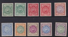 Antigua Stamps 1908 Set of 10 Mint Hinged SG41/50  CV £228.5 picture