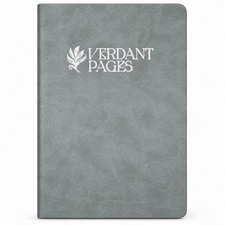 Verdant Pages Plantable Seed Paper Journal Green Lined Notebook 174 Pages picture