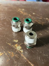Parker Prestolok PLP Male Connector 3/8 in. Push-to-Connect Pack of 3 Connectors picture