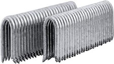 Freeman 10.5 Gauge 1 1 4 Glue Collated Fencing Staples 1500 Count Barbed Tips picture