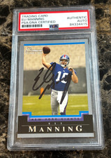 Eli Manning Signed 2004 Bowman AUTO RC - PSA - NY Giants, Ole Miss Rebels picture