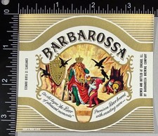 Barbarossa Beer Label picture
