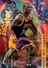 Topps 1997-98 Topps Chrome Season's Best Key Master Shaquille O'Neal #21 Lakers picture