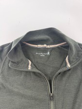 Smartwool 1/4 Zip Pullover Size L Dark Gray Merino Wool Base Layer picture