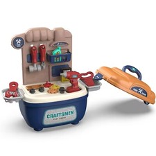 kids pretend play tools box,construction toys for kids,portable storage-kid toys picture