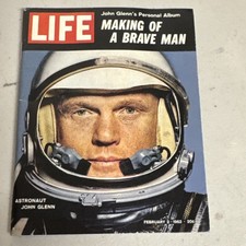 Life Magazine February 2 1962 Making of A Brave Man John Glenn picture