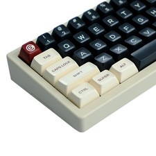 KBDiy SA Profile Clone Rome PBT Double Shot Keycap Set160 Keys Black and Whit... picture