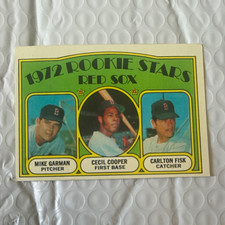 Topps 1972 Topps - Rookie Stars Cecil Cooper Carlton Fisk Mike Garman #79 picture