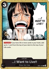 One Piece ...I Want to Live (EB01-050/101) EB01 Memorial Collection NM picture