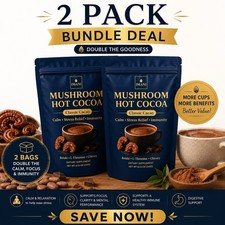 2-PACK IMANI Mushroom Hot Cocoa Mix – Reishi & L-Theanine Blend 180G picture