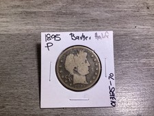 1895 Barber 90% Silver Half-Dollar US Coin 013125 70te picture