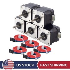 STEPPERONLINE 1-5PCS Nema 17 Stepper Motor 60oz.in 38mm 1.5A for DIY 3D Printer picture