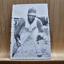 1969 TOPPS DECKLE  EDGE # 7 LUIS TIANT (CREASE)BASEBALL CARD picture