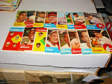 1963 Topps 16 Card High Value Lot 3hofs,3yanks,5stars,5highs, Drysdale,Minoso+++ picture