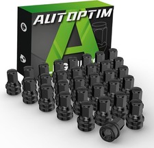 32PCS OEM Lug Nuts - Replacement for 2017-2024 Ford F250 M14x1.5 Black 32 Pcs picture