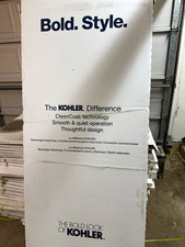 Kohler 45-48 x 70 Frameless Sliding Shower Door Clear Tempered Glass Silver picture