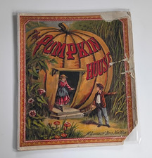 Children's Book from 1867, THE PUMPKIN HOUSE, McLoughlin Bros NY, Damaged picture