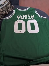 DNA Autographed Robert Parish Boston Green Réplica Jersey Size Men's XL picture