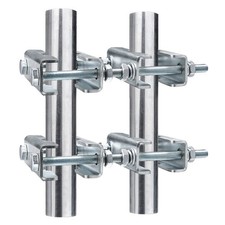 Dual Antenna Mast Clamp Kit for Secure Pole Mounti picture