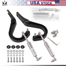 Left+Right Billet Aluminum Hood Hinge Kit For 67-69 Chevrolet Camaro Trunk Black picture