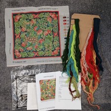 Ehrman Christmas Fruit Tapestry Needlepoint Kit STARTED Kaffe Fassett Vtg picture
