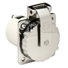 Marinco 303SSEL-B 30A Power Inlet - Stainless Steel - 125V picture