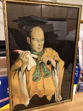 1930 True Detective Mysteries Ultra Rare COVER PAINTING FU MANCHU Signed KIDWELL picture