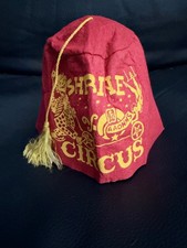 Vintage 1960s 70s Shriners Circus Child’s Fez Hat Red Gold Tassel Souvenir picture