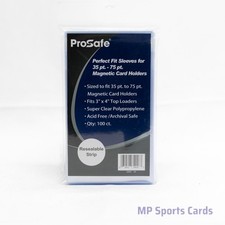 Pro Safe Perfect Fit Sleeves 35pt–75pt Magnetic Holders 100ct  picture