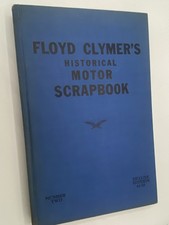 1944 First Edition Floyd Clymer's Historical Motor Scrapbook #1 & picture