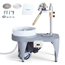 Uimoso Gem Faceting Machine for Jewelry Polishing, 2800RPM, High Power,Operation picture