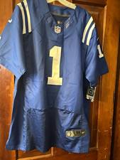 Nike Indianapolis Colts Pat McAfee #1 NFL Football Jersey Size 56 Blue/White picture