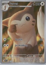 Furret Holo Illustration Rare SV09: Journey Together 168/159 NM picture
