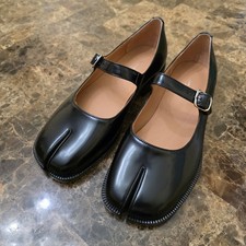 Maison Margiela Tabi Mary Jane Black Patent Leather Women’s size us 38 EU 8 US picture