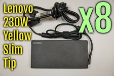 Lot 8x GENUINE OEM Lenovo Charger ADL230NLC3A 230W 20V AC Adapter Slim Tip picture
